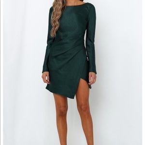 Never worn Green open back dress - from Australia